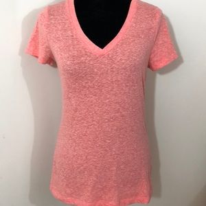 Mossimo Pink V Neck Top
